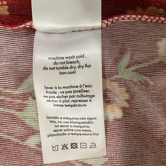 Danielle Bernstein By WeWoreWhat Roses And Daisies Pull On Tie Skirt Medium New - Picture 7 of 12